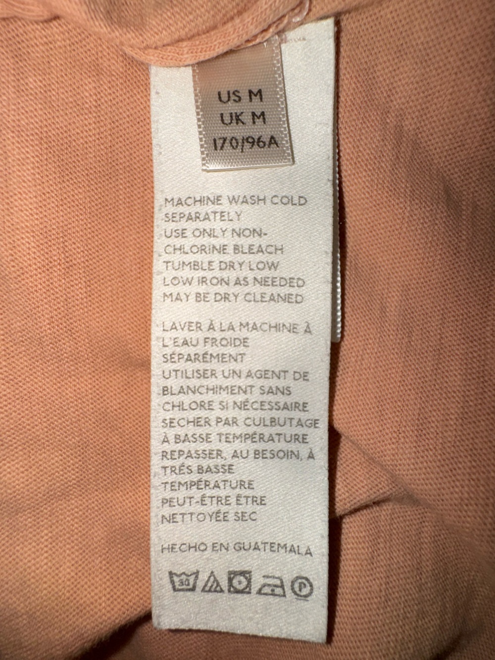 Free People We The Free You Rock Tee Peach Oversized Boxy T Shirt M - Picture 8 of 9